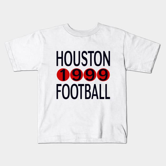 Houston 1999 football Classic Kids T-Shirt by Medo Creations